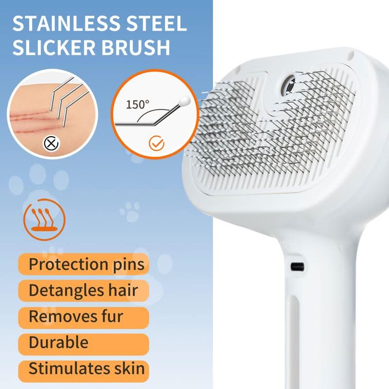 SOFTPAWS – Fur brush with massage effect & easy-clean button