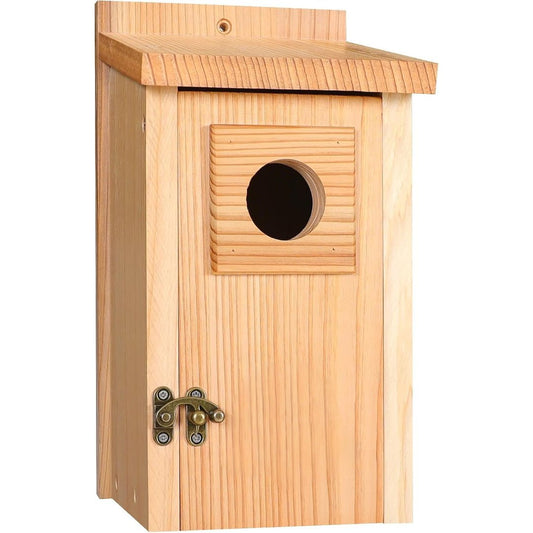 SKYDWELL – Cedar Wood Nesting House for Blue Jays, Swallows, and Small Birds