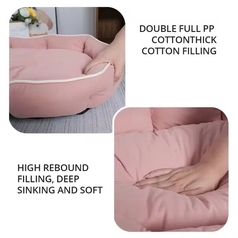 WARMNESTPAD – Soft Dog & Cat Bed with Supportive Heat Padding