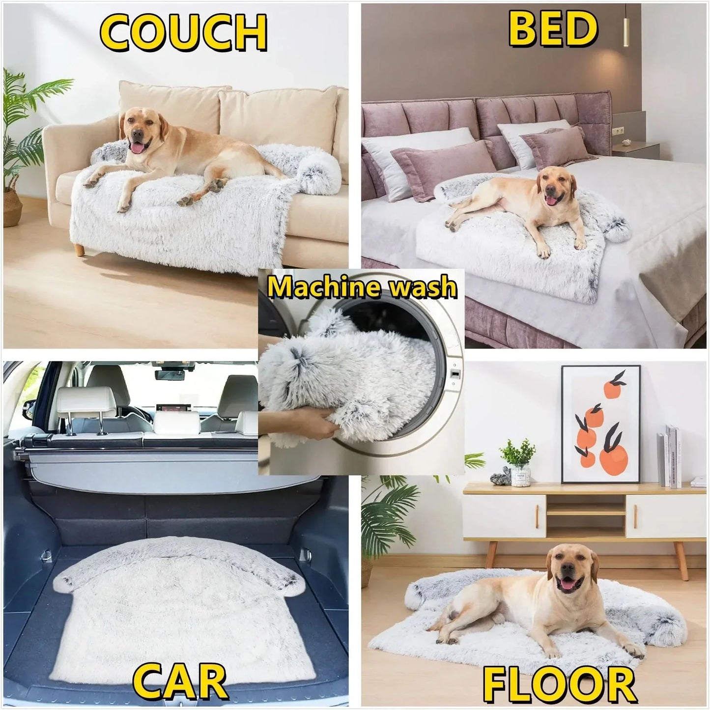 Quehy Petbed - Washable luxury cosy blanket for pets
