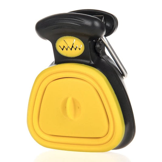 SCOOPIMATE – Portable Dog Poop Scooper with Clip & Adjustable Grabber