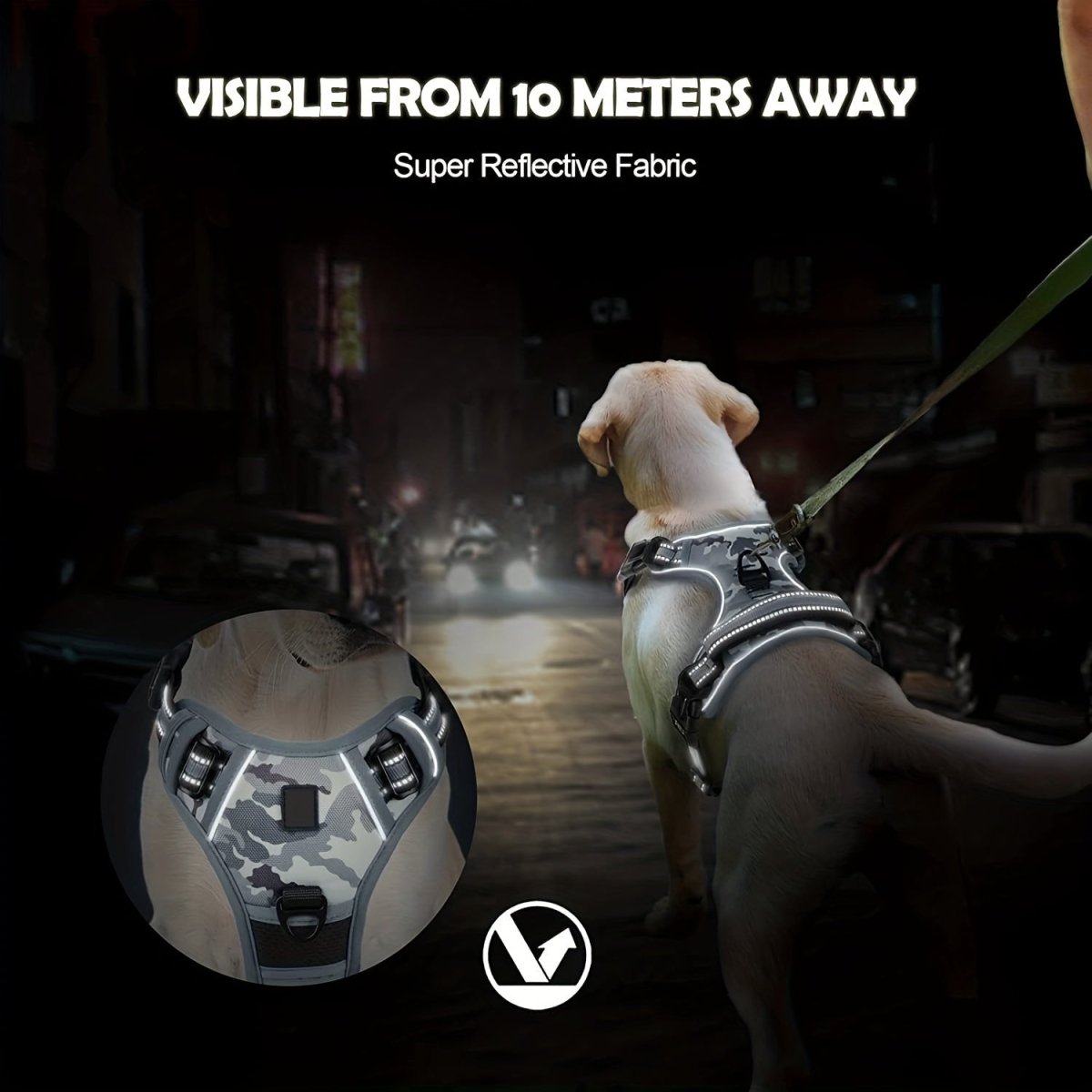TRAILPAW – Reflective, breathable dog harness for small and large dogs