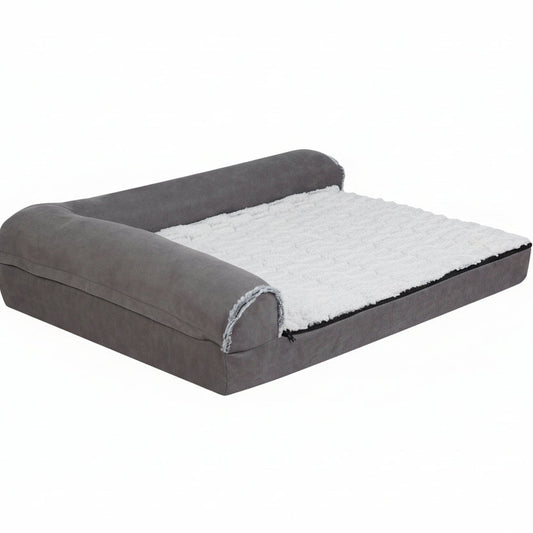 PAWZONE – L-shaped Orthopedic Foam Dog Bed