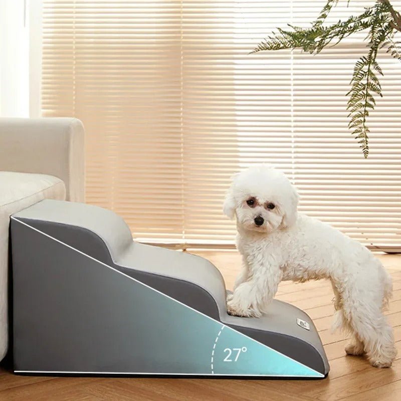 FURASCEND – Pet Bed Step Ladder with Non-Slip Steps for Small Dogs and Cats