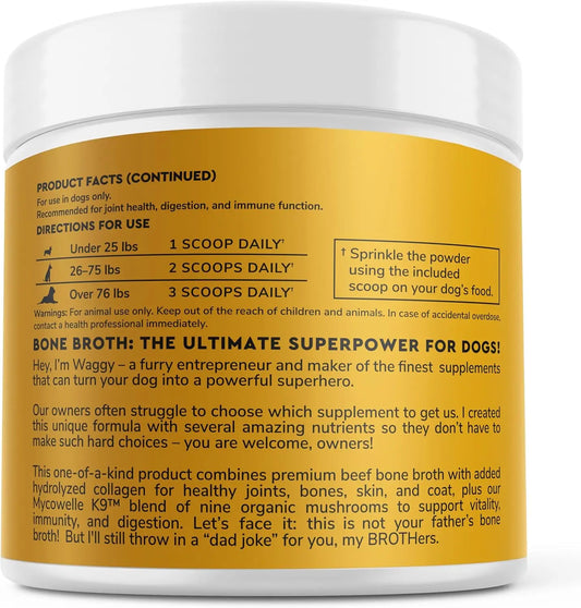 Organic Turkey Tail Mushroom Powder for Dogs – Immune Support Supplement, Digestive & Respiratory Health, Natural Antioxidant Formula, 90g