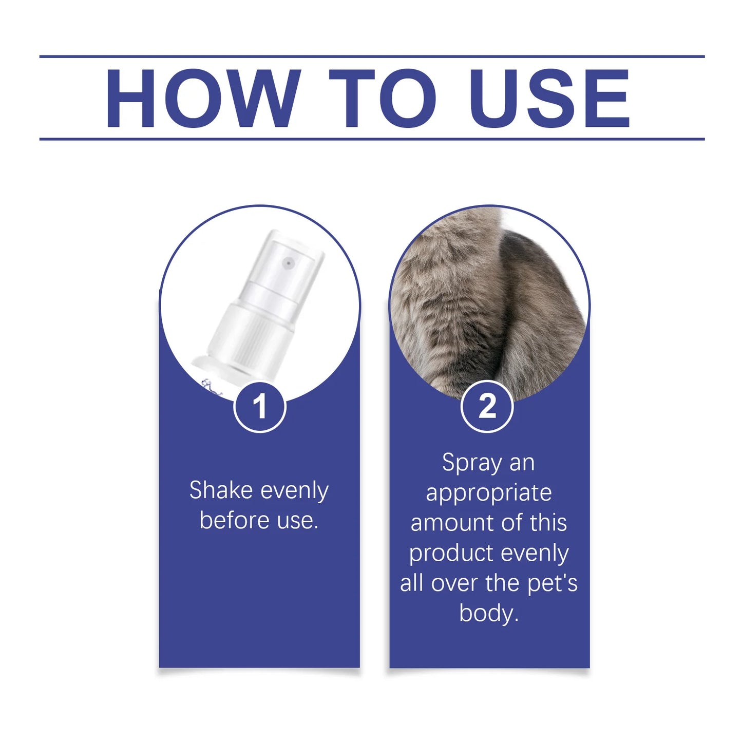 Pet Deodorant Spray for Cats & Dogs – Body Odor Eliminator & Freshening Mist for Pets – Gentle Daily Deodorizing Spray