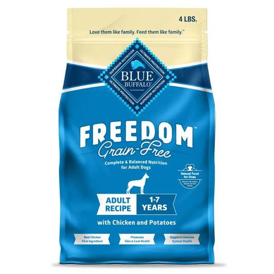 Freedom Grain-Free Adult Dry Dog Food – Chicken & Potato Recipe 4 lb
