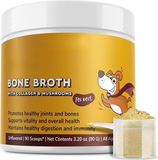 Organic Turkey Tail Mushroom Powder for Dogs – Immune Support Supplement, Digestive & Respiratory Health, Natural Antioxidant Formula, 90g