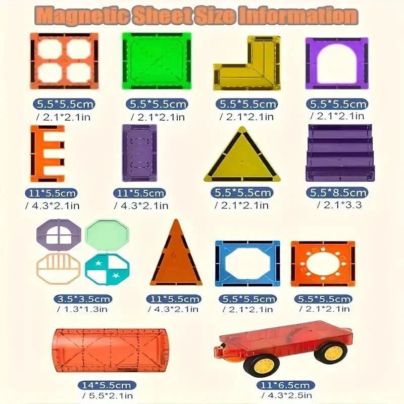 MagniBlocks - Magnetic building blocks for creative adventures from the age of 2
