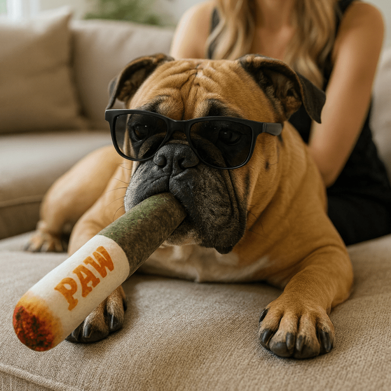 SPLIFFYPUP – Plush Joint Toy for Playful Puppies