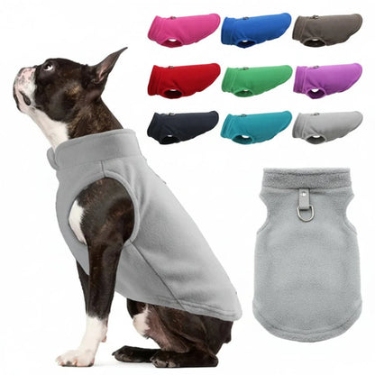 PETSNUG – Warm Dog Vest with D-Ring & Fleece Lining