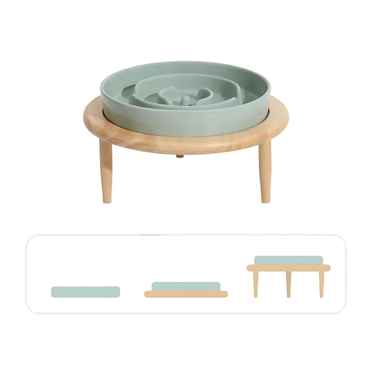 PAWSAVOR – Premium Slow Feeder Bowl for Dogs & Cats