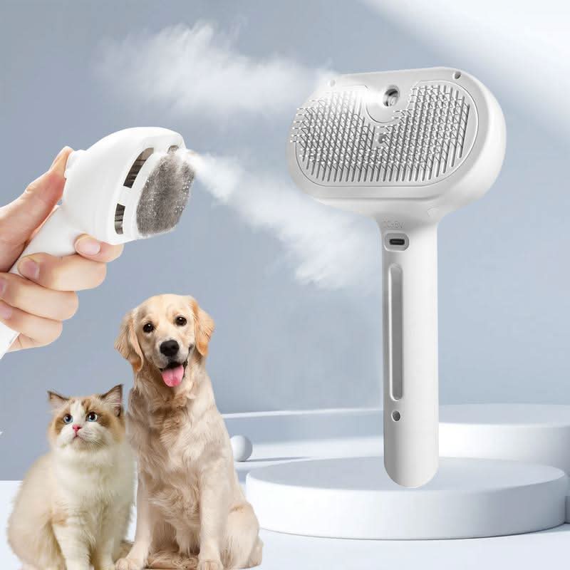 SOFTPAWS – Fur brush with massage effect & easy-clean button