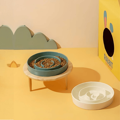 PAWSAVOR – Premium Slow Feeder Bowl for Dogs & Cats