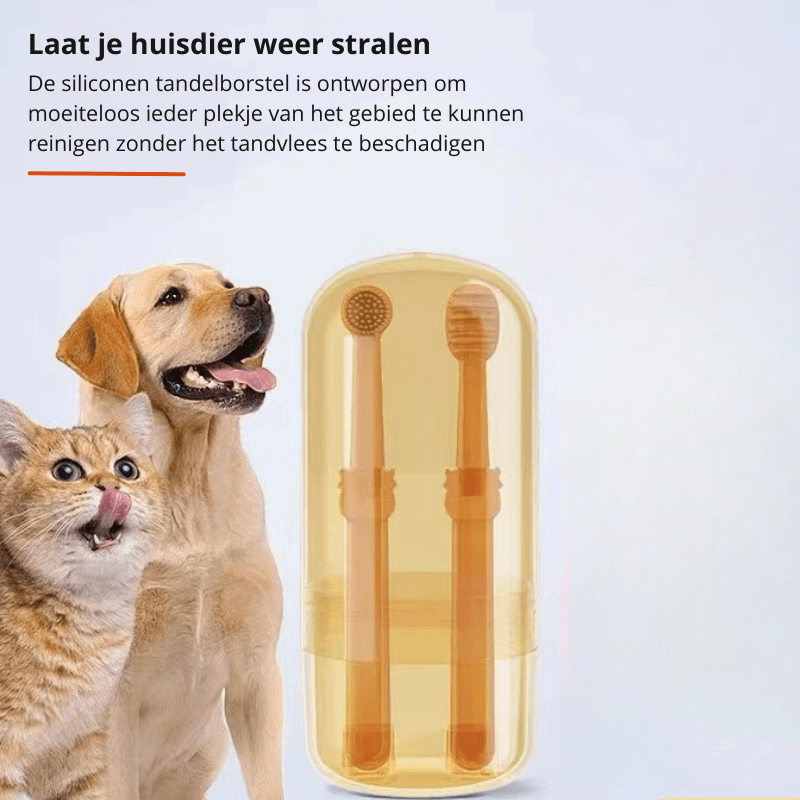 DOGGYDENT - Gentle silicone toothbrush for dogs & cats