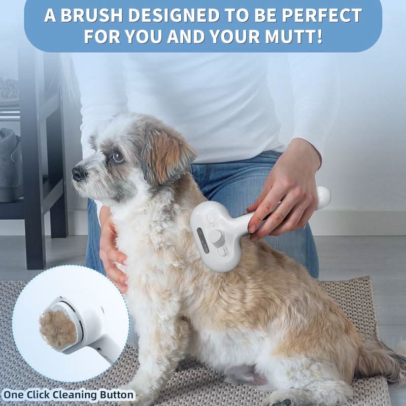 SOFTPAWS – Fur brush with massage effect & easy-clean button