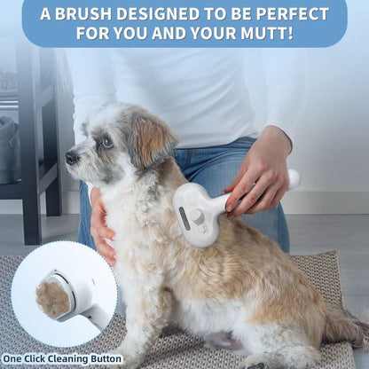 SOFTPAWS – Fur brush with massage effect & easy-clean button