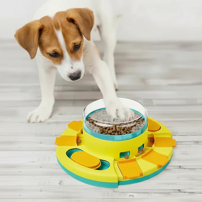 NIBBLEMAZE – Interactive Anti-Gulping Bowl for Dogs & Cats