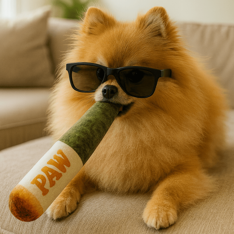 SPLIFFYPUP – Plush Joint Toy for Playful Puppies