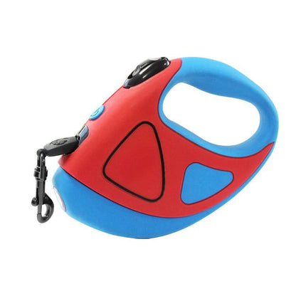 CONTROLLITE Leash – Automatic Dog Leash with LED Light & Ergonomic Anti-Slip Handle