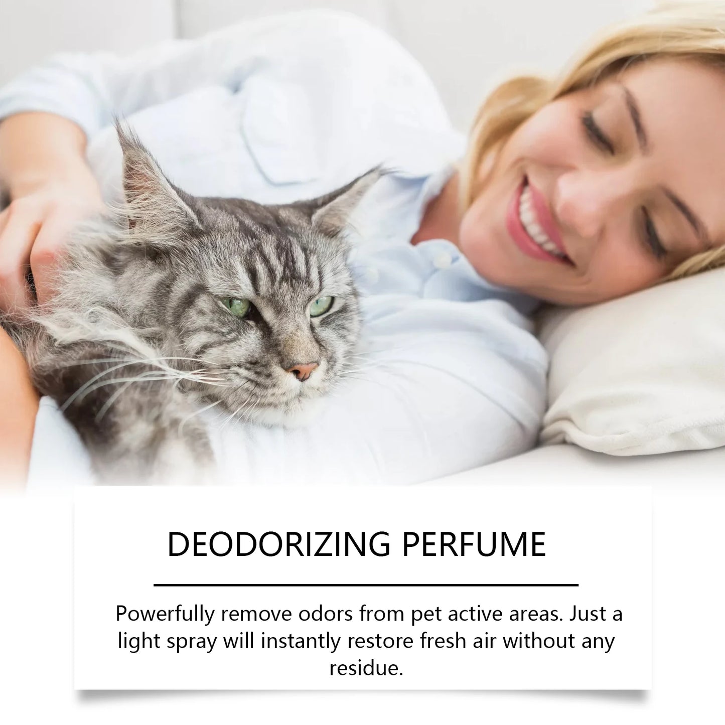 Yegbong Pet Deodorizing Spray – Eliminates Bad Odors & Long-Lasting Fresh Fragrance for Dogs & Cats – Non-Irritating Air & Pet Odor Eliminator Spray