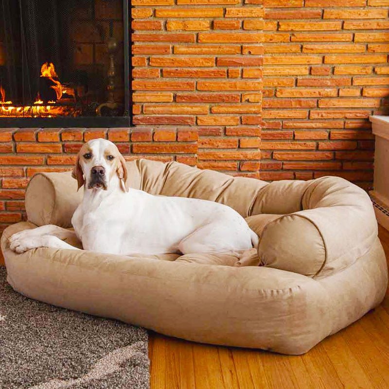PAWFORT – high-edged orthopedic dog sofa for secure, supported sleep