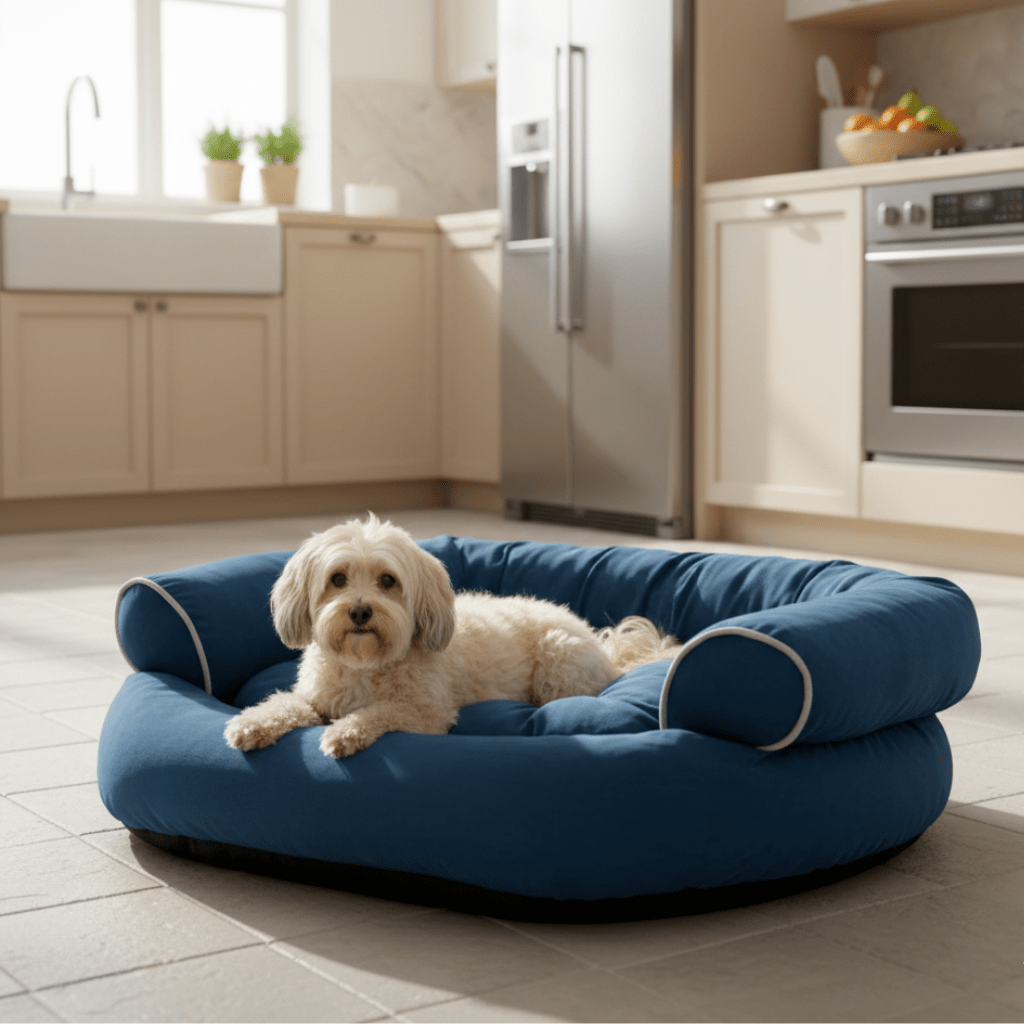 PAWFORT – high-edged orthopedic dog sofa for secure, supported sleep