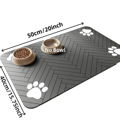 TIERDRY PAD – Absorbent Feeding Mat with Waterproof Non-Slip Bottom
