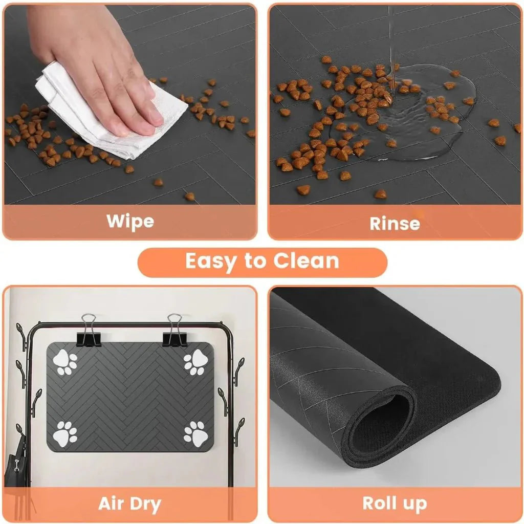 TIERDRY PAD – Absorbent Feeding Mat with Waterproof Non-Slip Bottom