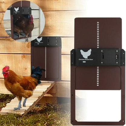 AUTOCOOP – Automatic Chicken Coop Door with Light Sensor & Weather Protection