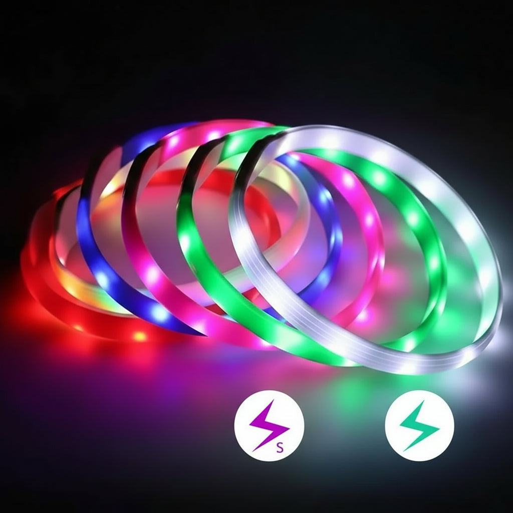 WOOFBEAM – LED Light Collar for Dogs for Safe Walks at Night