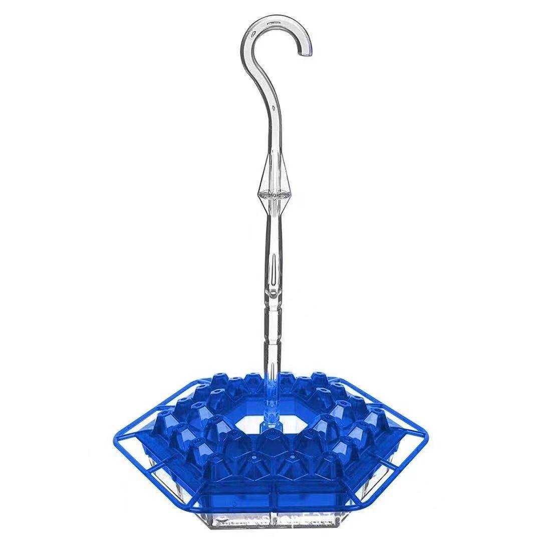 HUMMIFEED – Colorful Hanging Hummingbird Feeder & Weatherproof Bird Bath