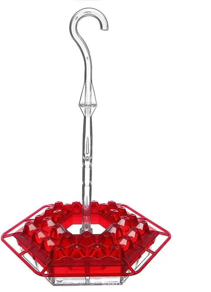 HUMMIFEED – Colorful Hanging Hummingbird Feeder & Weatherproof Bird Bath