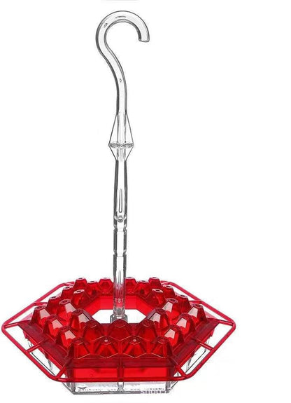 HUMMIFEED – Colorful Hanging Hummingbird Feeder & Weatherproof Bird Bath