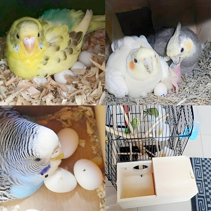 NESTCOTTAGE – Natural wood protection for budgerigars and small bird species
