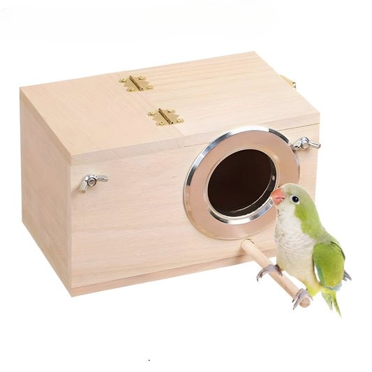 NESTCOTTAGE – Natural wood protection for budgerigars and small bird species