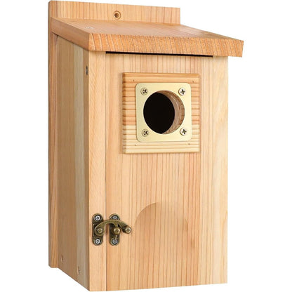 SKYDWELL – Cedar Wood Nesting House for Blue Jays, Swallows, and Small Birds