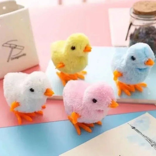 HOPCHICK – Jumping & Running Wind-up Chicken Toy for Curious Cats