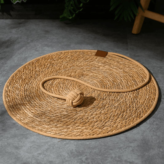 KITTYGUARD – Environmentally Friendly Rattan Scratching Mat for Cats to Protect Furniture and Floors