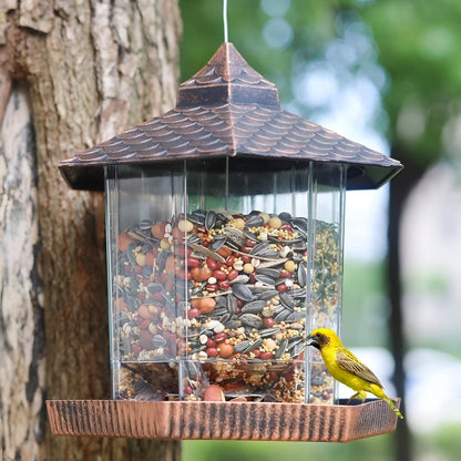 COPPERSHADE – Elegant bird feeder in copper look for weatherproof hanging decoration