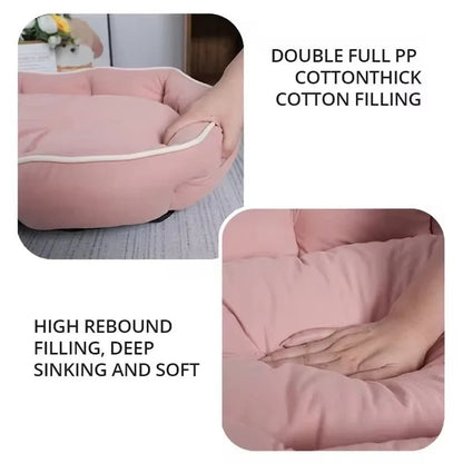 WARMNESTPAD – Soft Dog & Cat Bed with Supportive Heat Padding