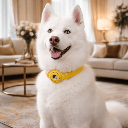 PFOTENTRACK – Adjustable Silicone Pet Collar with Apple AirTag