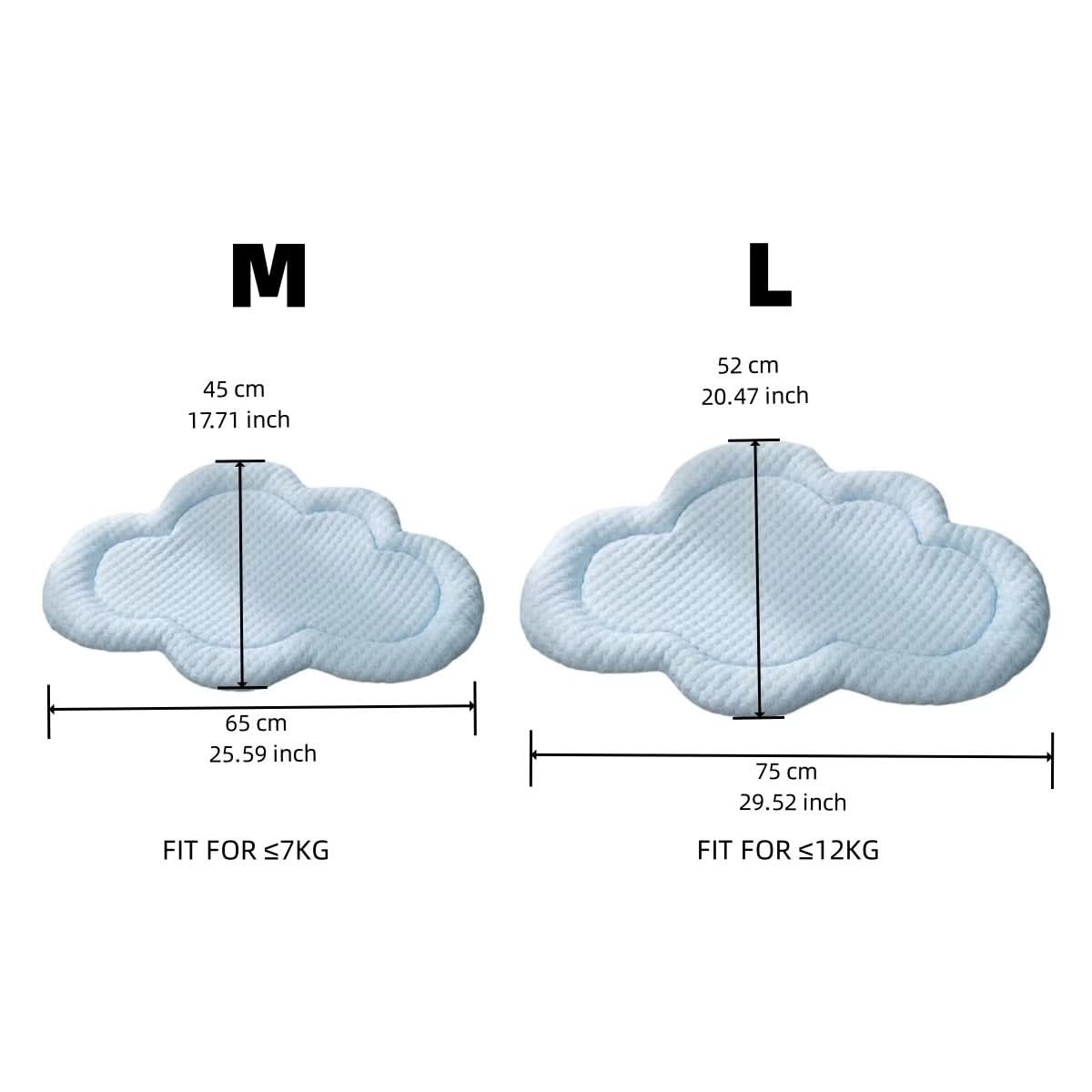 COOLICLOUD – Cooling Pet Mat in Cloud Shape for Summer Comfort