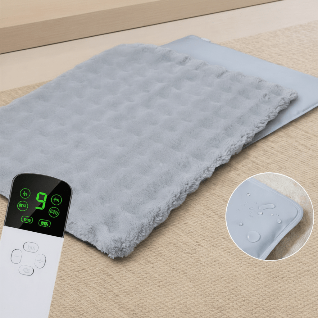 PAWLYTE – Thick plush bed with water-repellent cover