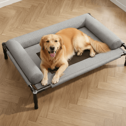 DOGHAVEN – Elevated Dog Bed for Garden and Outdoor Use