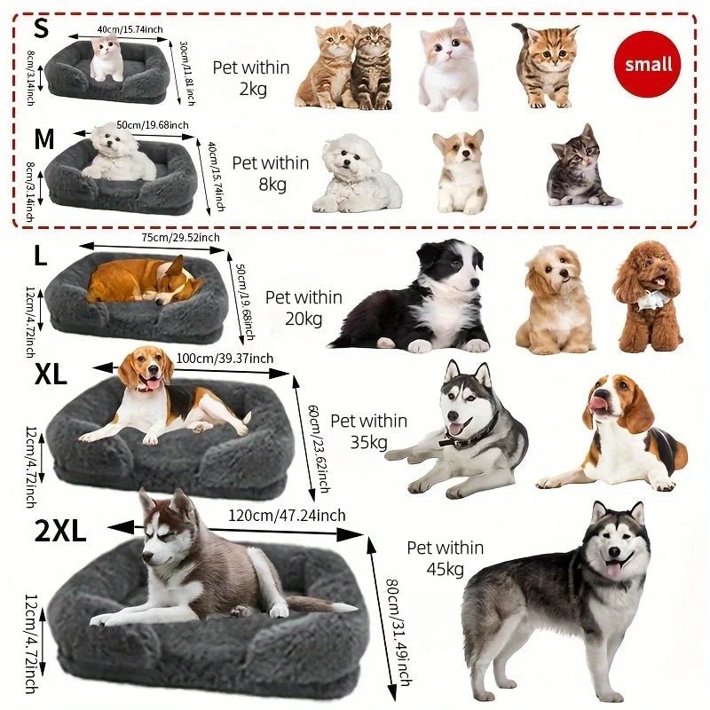 RELAXPAW MEMORY – calming orthopedic dog bed with padding