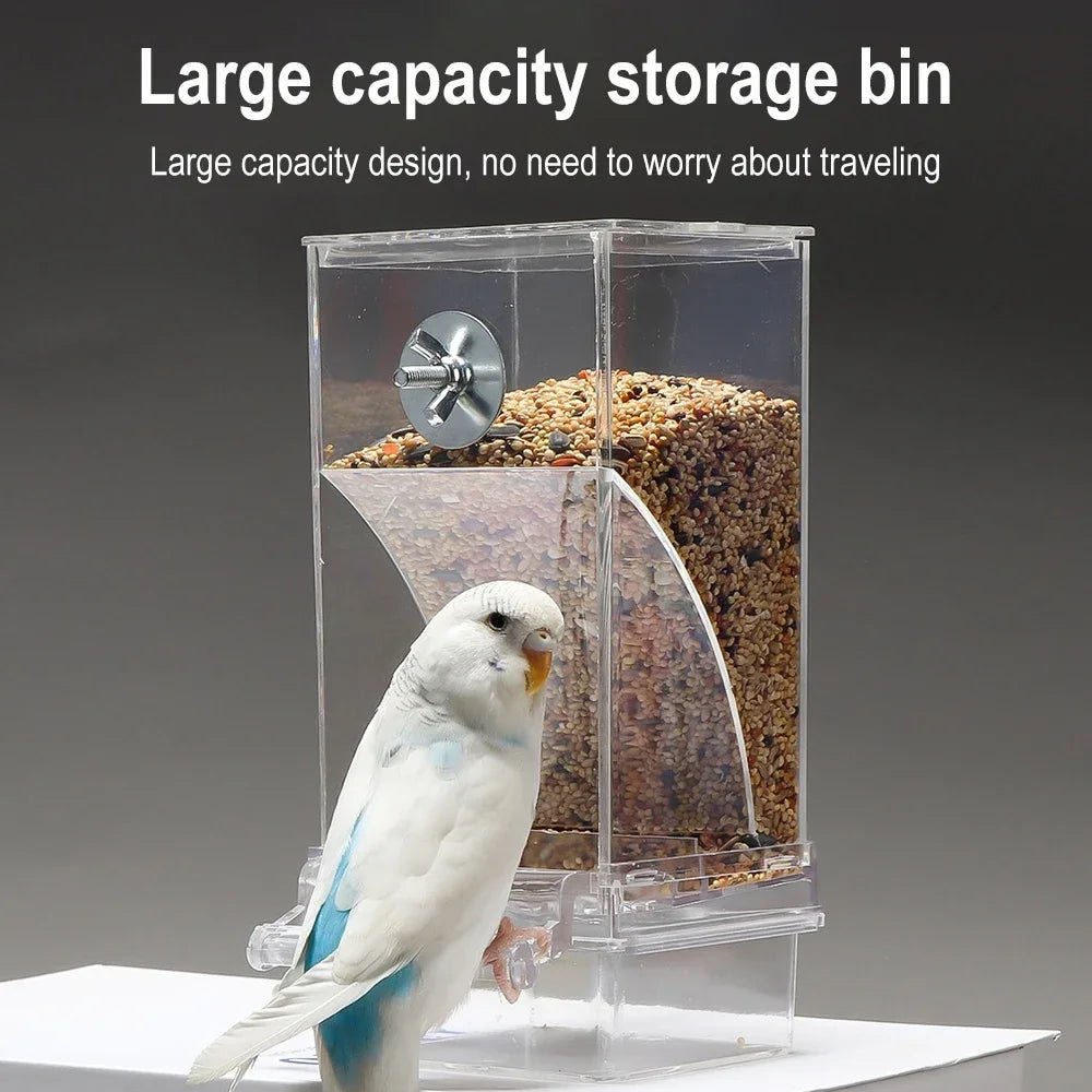 SPILLNEST – Automatic bird feeder for outdoors with drip- and splash-protected housing