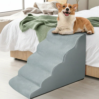 SOFTPAW STAIRS – Padded 5-step dog ramp with washable cover