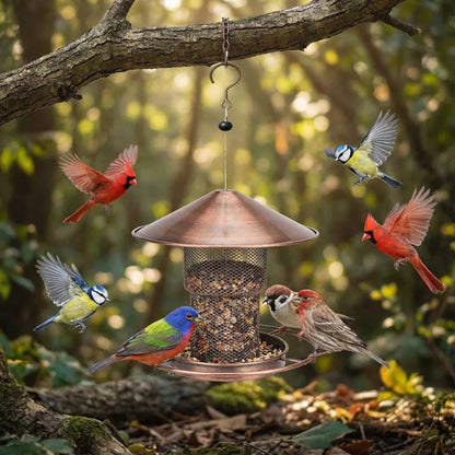BIRDSAFE – Squirrel-Proof Bird Feeder Made of Iron