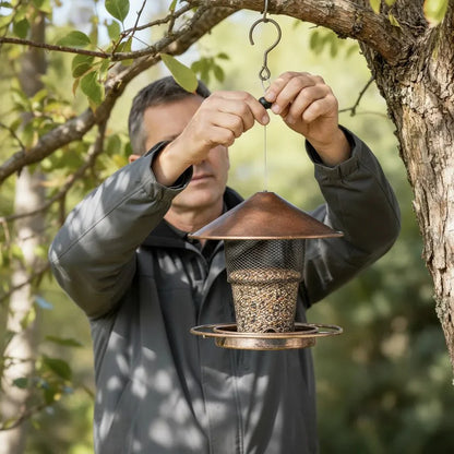 BIRDSAFE – Squirrel-Proof Bird Feeder Made of Iron